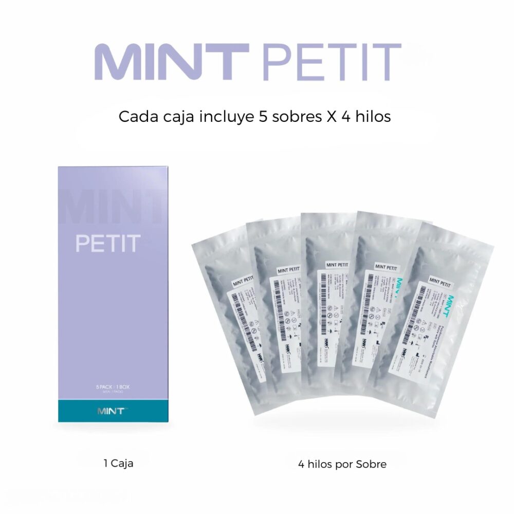 Hilos Mint Petit, ideales para áreas finas del rostro