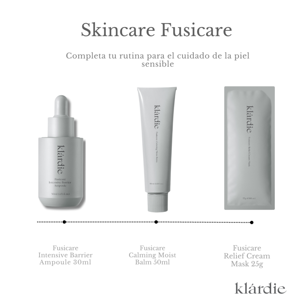 Mascarilla Fusicare mostrando ingredientes activos en la descripción