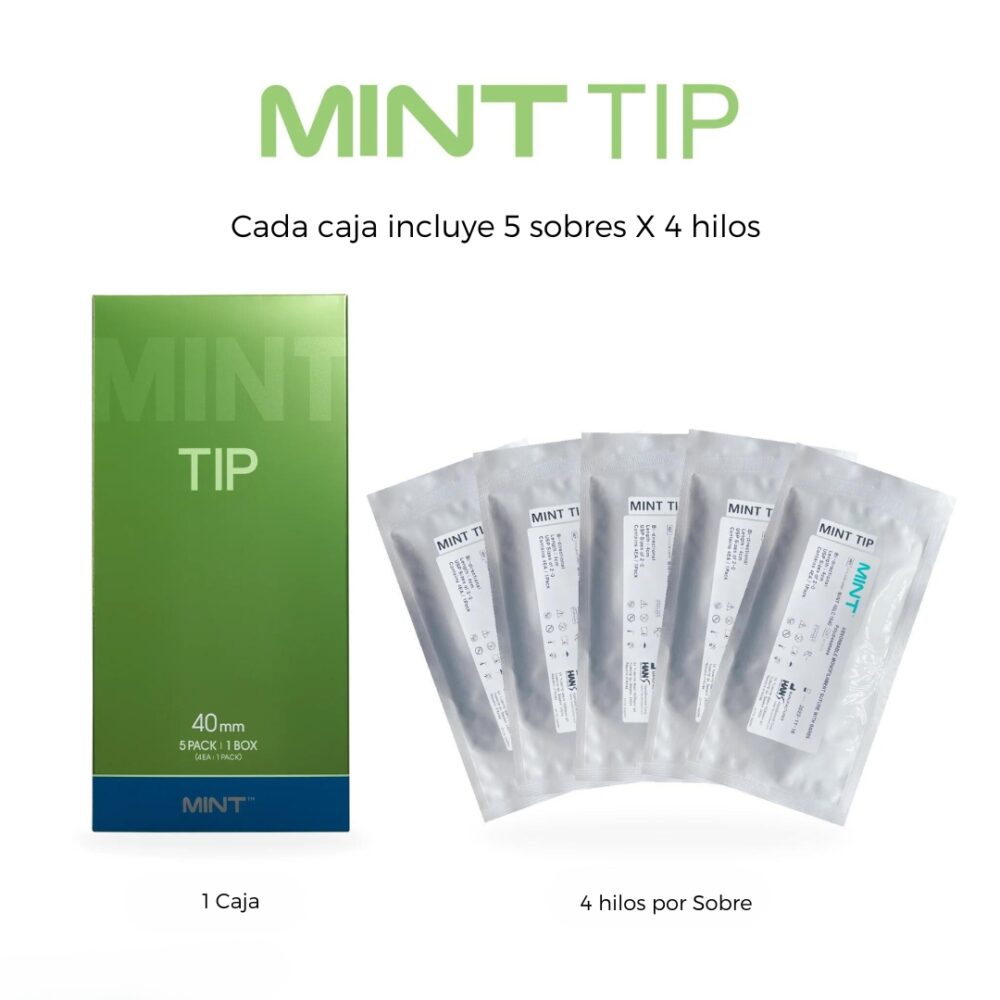 Hilos tensores Mint Tip, ideales para la columela nasal