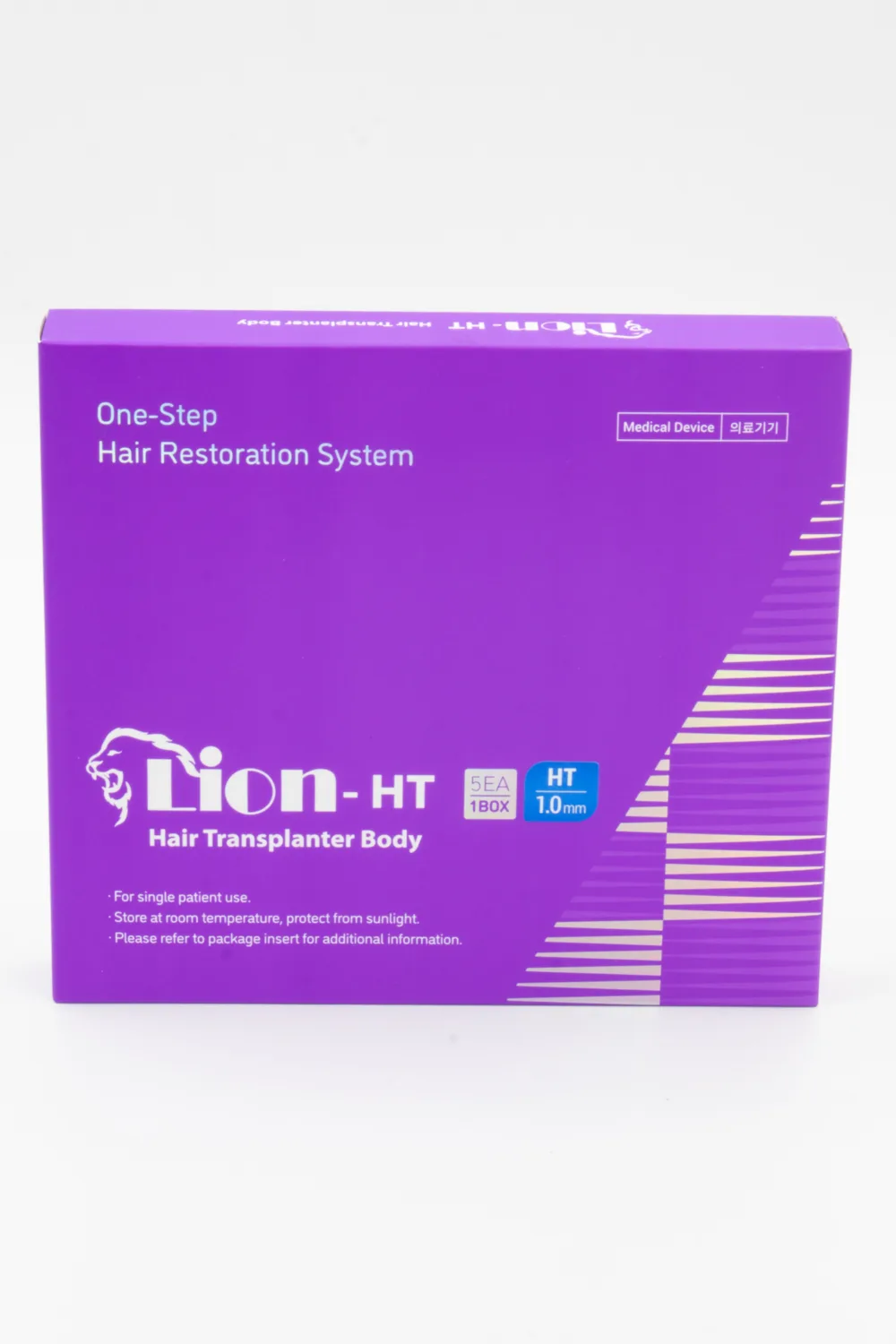 caja de implantador lion para caída del cabello