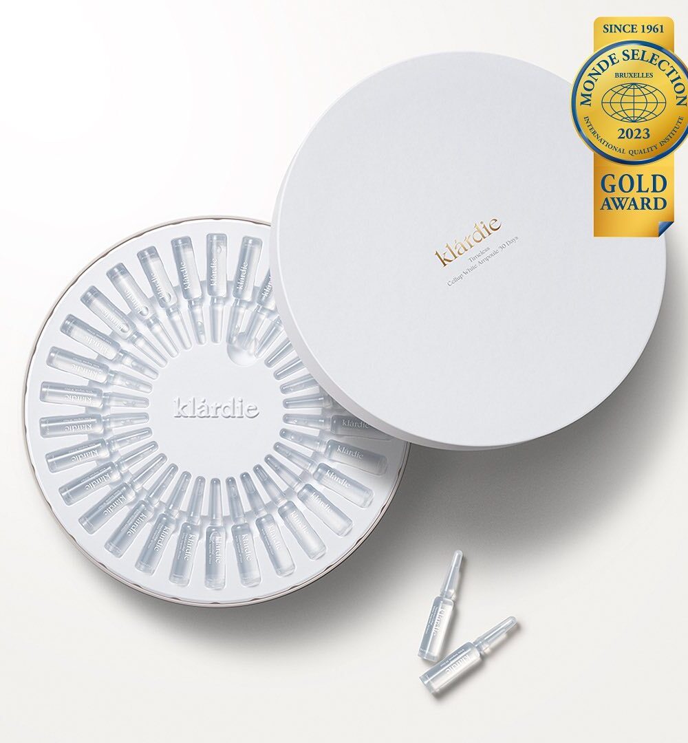 Caja del Timeless Cellup White Ampoule con su diseño elegante